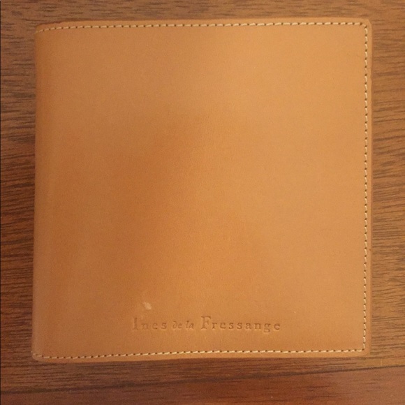 💥Sale!Inès de la Fressange vintage leather wallet - Picture 1 of 6